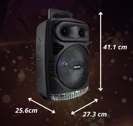 🔊 Bafle Karaoke Link Bits RFR-068 – 8" con Micrófono y Control Remoto