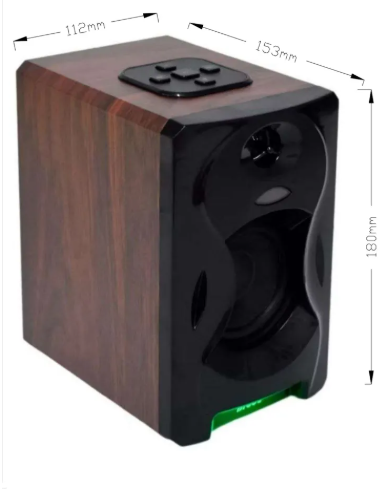 🔊 Bocina Bluetooth Brodu BTS-1321 – 3" Recargable con Luz RGB