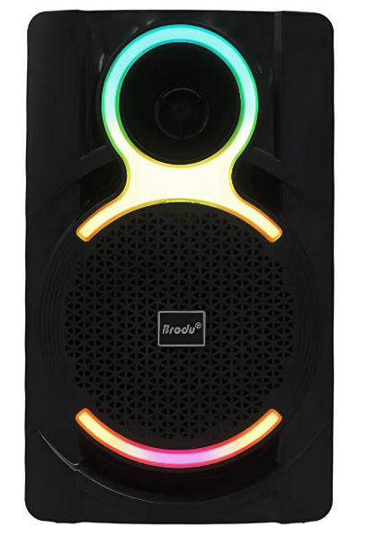 🔊 Bocina Bluetooth Brodu BTS-1826 – 4" Recargable con Luz LED y Función Karaoke