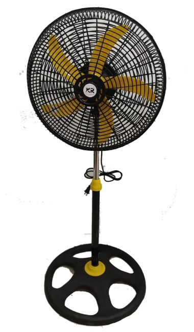 🔧 Ventilador de Pedestal de 18" con Aspas Plásticas y 3 Velocidades