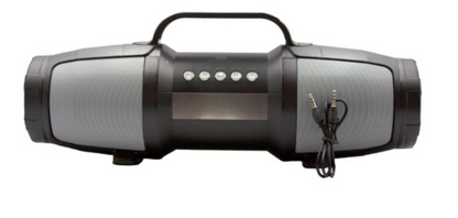 🔊 Bocina Bluetooth con Panel Solar y Linterna y dos altavoces de 3" BC-345