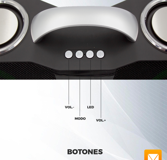 🧰 Bocina Bluetooth Maiz YM-016 (4 x 3")