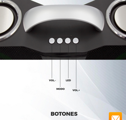 🧰 Bocina Bluetooth Maiz YM-016 (4 x 3")