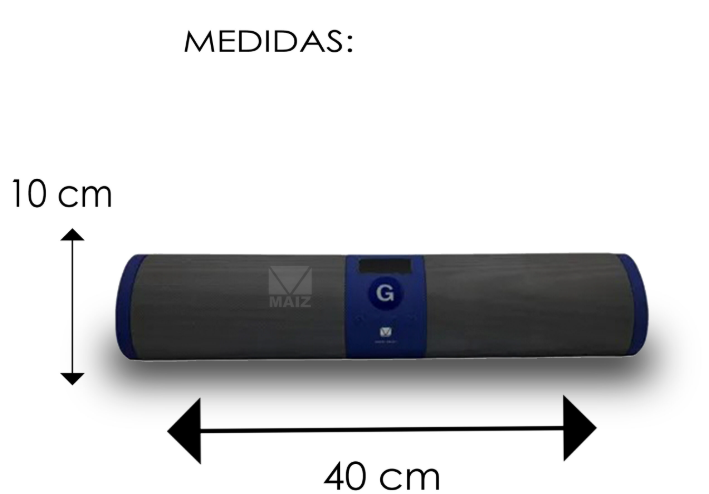 🧰 Bocina Bluetooth Tipo Barra Maiz YM-051 (2 x 3")