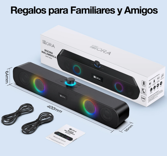 🧰 Barra de Sonido Bluetooth 1Hora BOC241 (2 x 3")