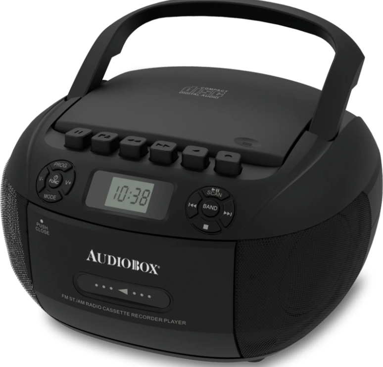 🧰 Audiobox Boombox CD/Cassette con Bluetooth CDX-400BT