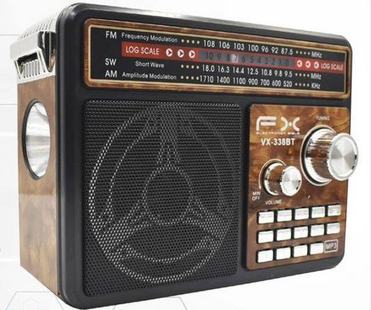 🧰 Radio Bluetooth FX VX-338BT (4")