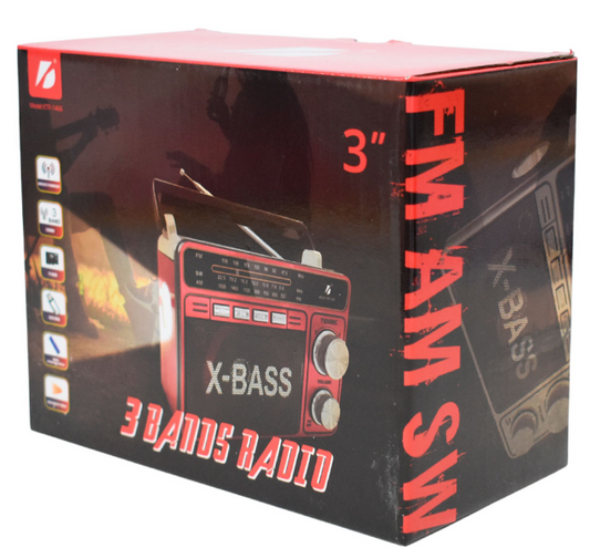 🧰 Radio Portátil KTF-1466 con Bluetooth y Linterna