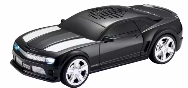 🧰 Bocina Bluetooth WS-592 con diseño de automóvil deportivo Camaro 3"