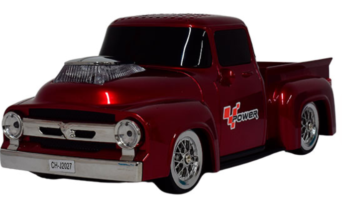 🧰 Bocina Bluetooth CH-J2027 con diseño de camioneta clásica FORD 3"