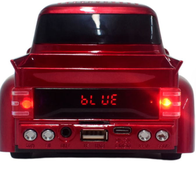 🧰 Bocina Bluetooth CH-J2027 con diseño de camioneta clásica FORD 3"