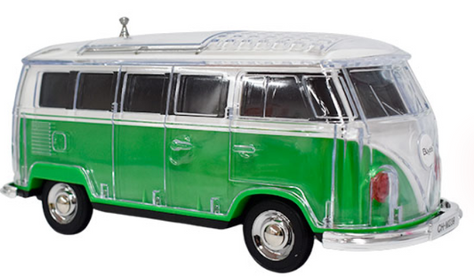 🧰 Bocina Bluetooth CH-M239 con diseño de camioneta clásica VW 3"