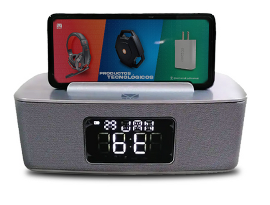 🧰 Bocina Bluetooth Maiz YM-050 con pantalla LED y soporte para celular (2 x 2")