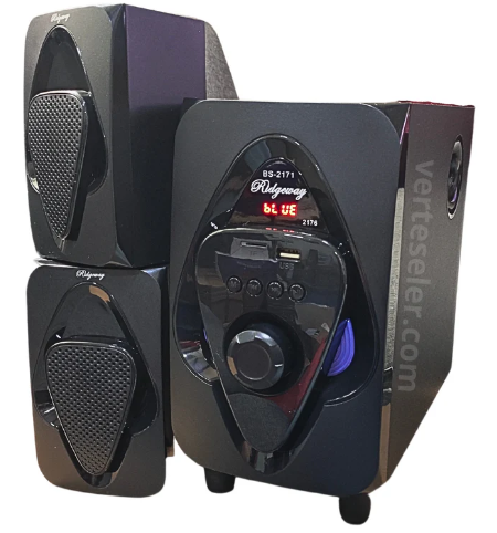 🧰 Bocina Bluetooth BS-2171 – Sistema de Sonido 2.1 Hi-Fi (1x4", 2x3")