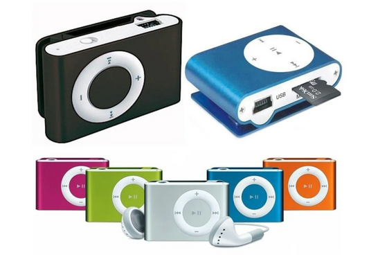 🎧 Reproductor MP3 Portátil con Clip (Tipo Shuffle)