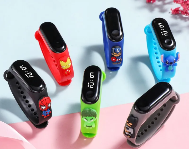 🕒 Reloj Infantil Pulseira Digital LED – Pulsera de Silicona con Pantalla Táctil