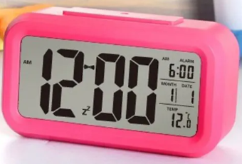 🕒 Despertador Digital con Temperatura y Calendario Perpetuo