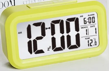 🕒 Despertador Digital con Temperatura y Calendario Perpetuo