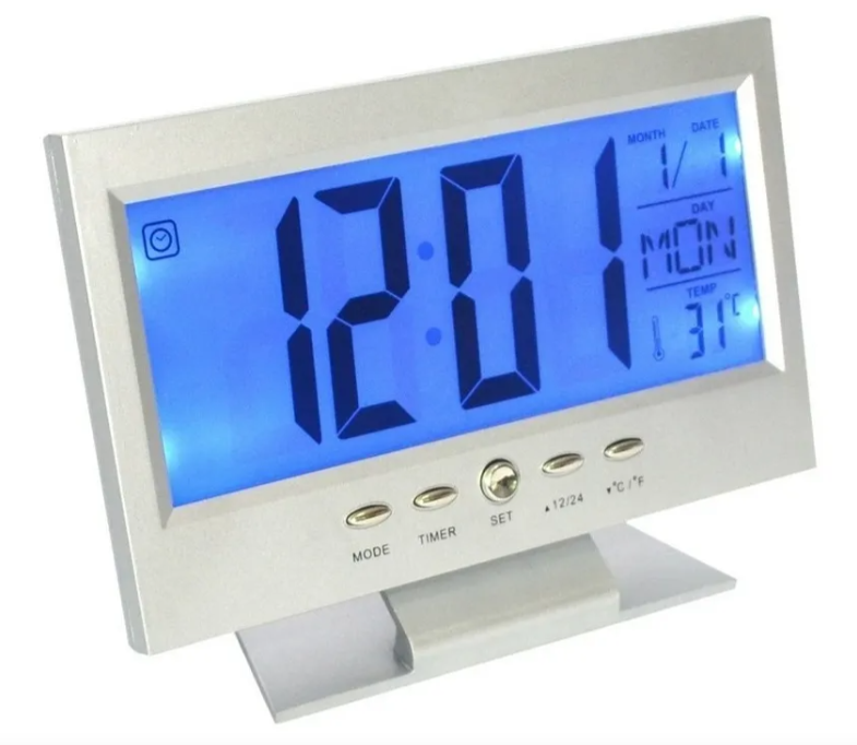 🕒 Reloj Despertador Digital Pantalla LCD LED DS-8082