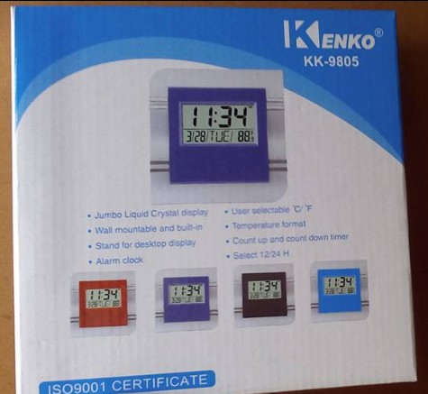 🕒 Reloj Digital Jimher KK-9805