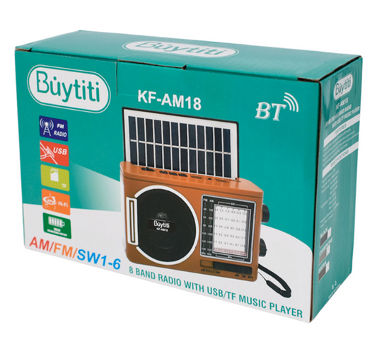 📻Radio Vintage Buytiti KF-AM18 – AM/FM con Bluetooth