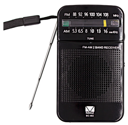 📻 Radio Portátil de Bolsillo Maíz BC-463 – AM/FM