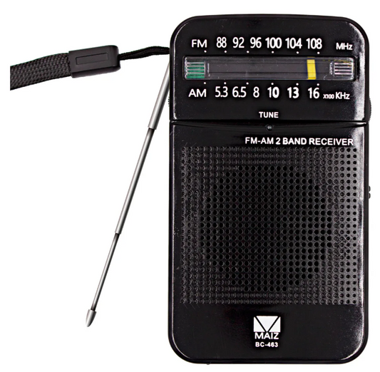 📻 Radio Portátil de Bolsillo Maíz BC-463 – AM/FM