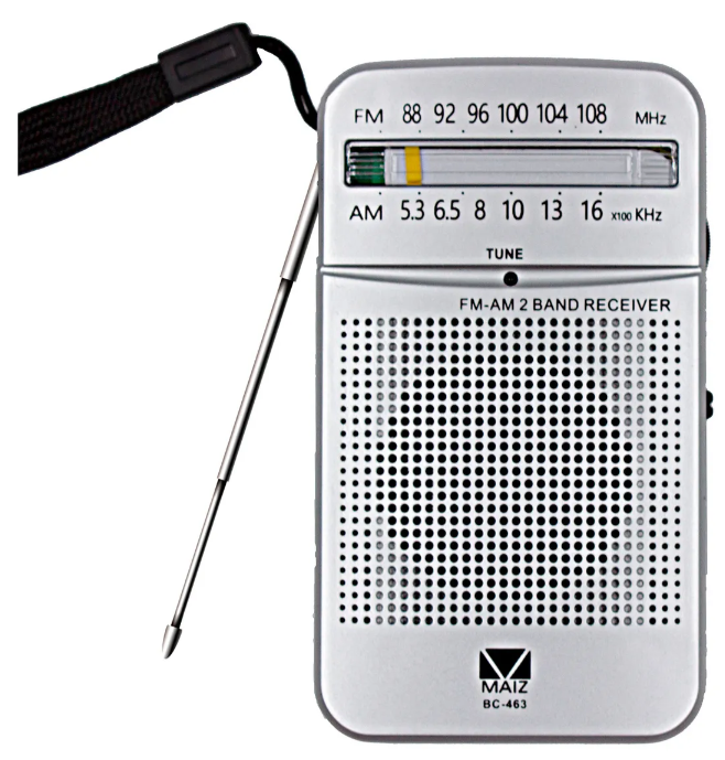 📻 Radio Portátil de Bolsillo Maíz BC-463 – AM/FM