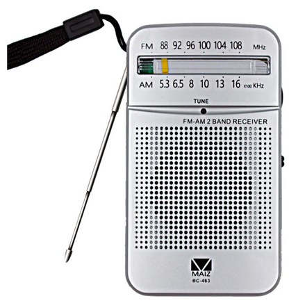 📻 Radio Portátil de Bolsillo Maíz BC-463 – AM/FM
