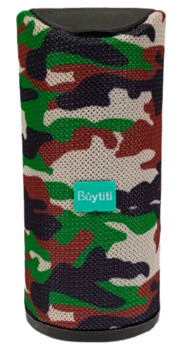 🔊 Bocina Portátil Bluetooth Buytiti TG-113 2x2" – Cilíndrica, Compacta y Potente
