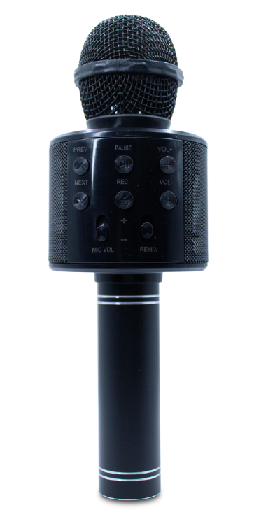 🎤 Micrófono Inalámbrico de Karaoke Bluetooth WS-858 – Con Altavoz Integrado y Efectos de Voz