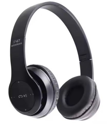 🎧 Audífonos Inalámbricos P47 – Bluetooth 5.0, Radio FM, MicroSD y Manos Libres